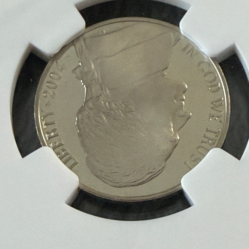2004 S Handshake Jefferson Nickel NGC PF 69 Ultra Cameo Louisiana Purchase 5C - Picture 6 of 6